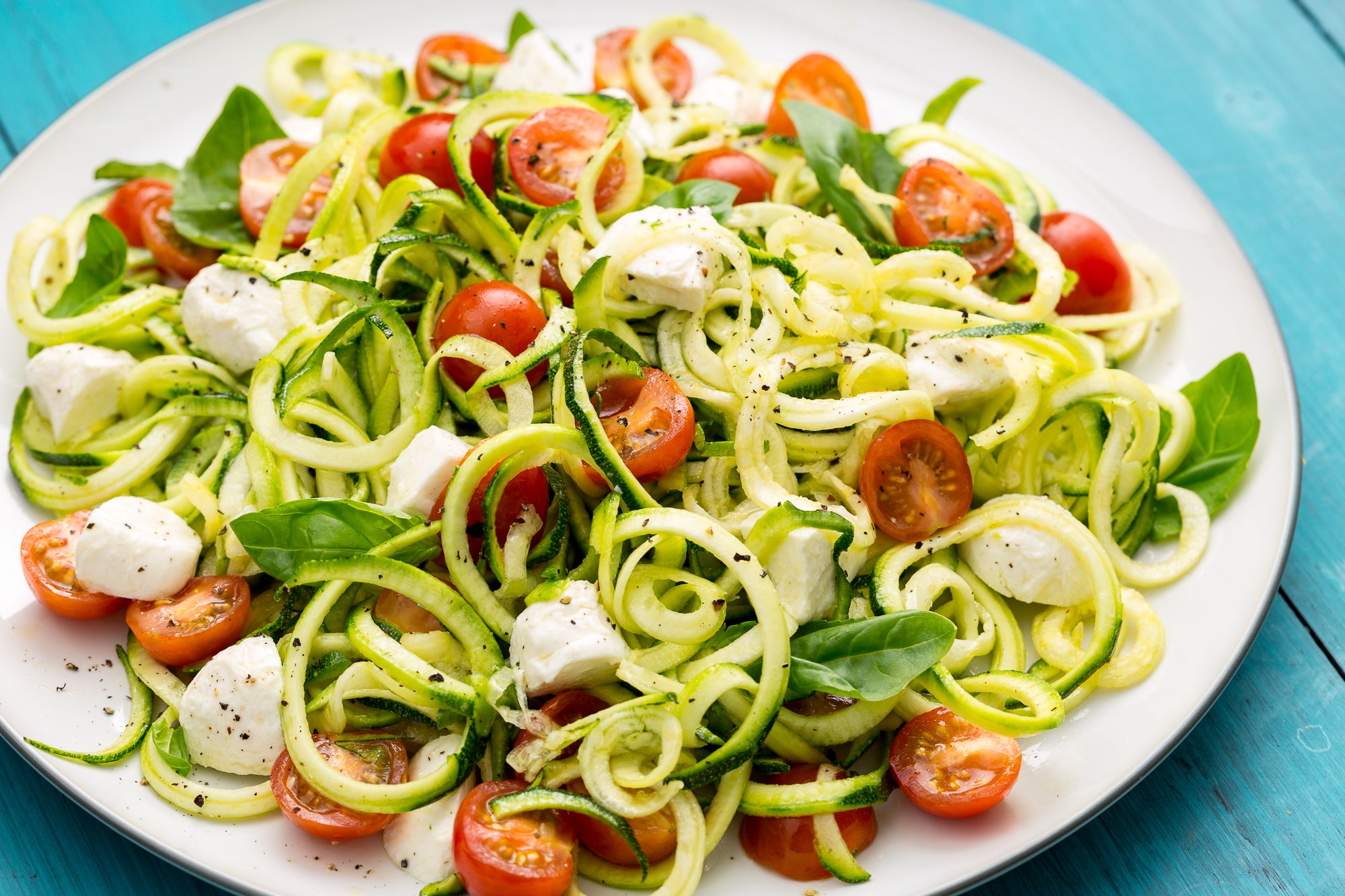 Featured image for “Zoodle Caprese Salad”