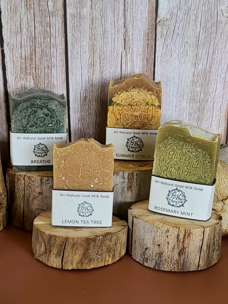 Variety of Jul Bud Ranch Soap Bars