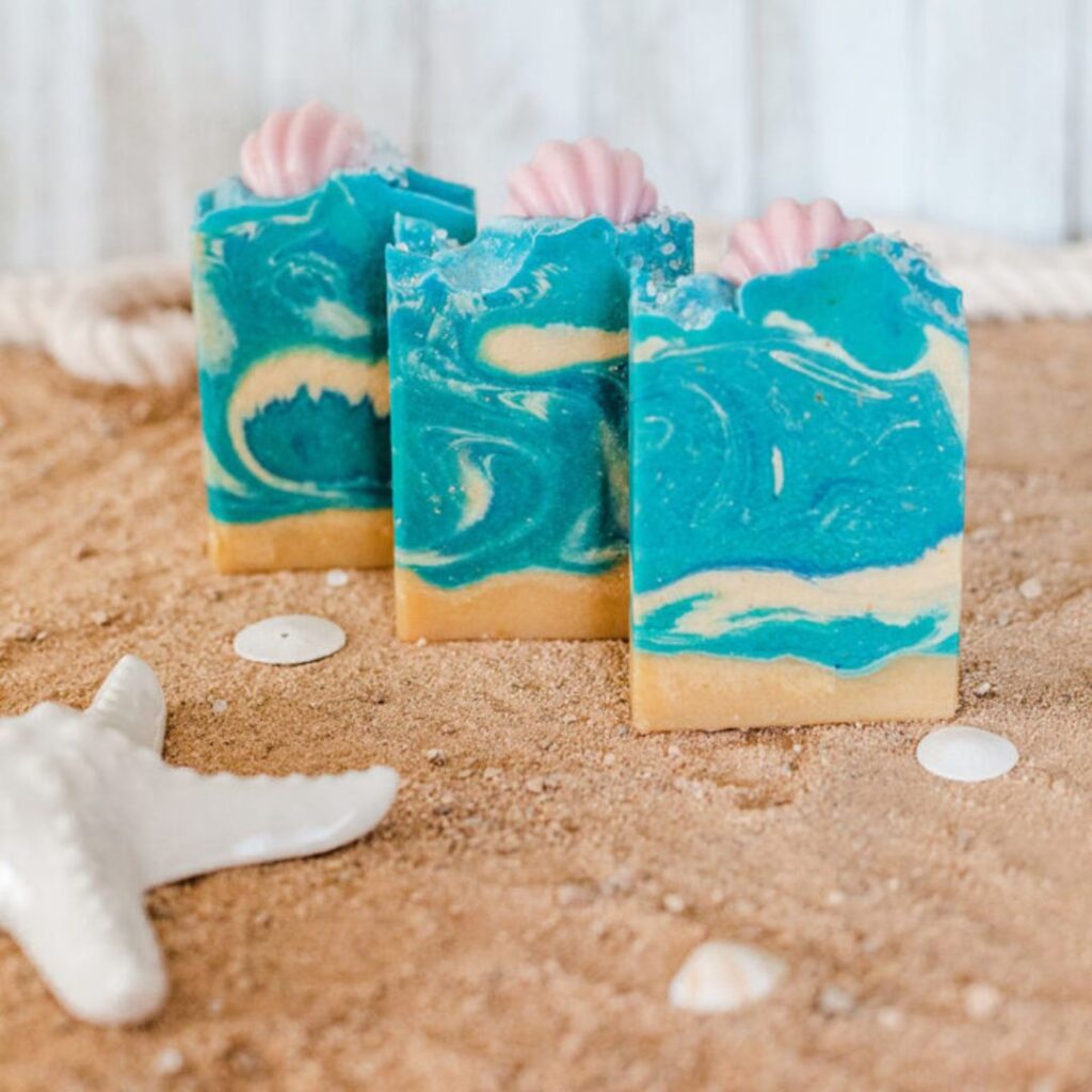 All Things Goat blue soap