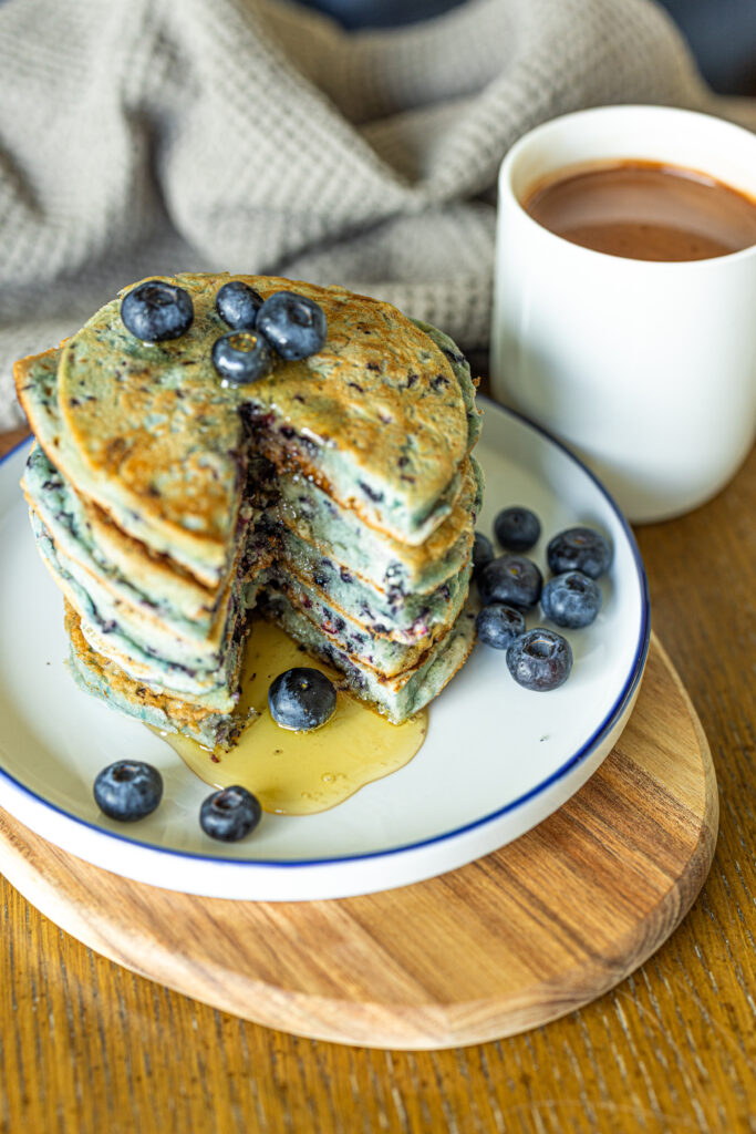 Holly's Pantastic pancakes on a plate