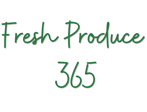 A black and green logo featuring the words fresh produce 3655