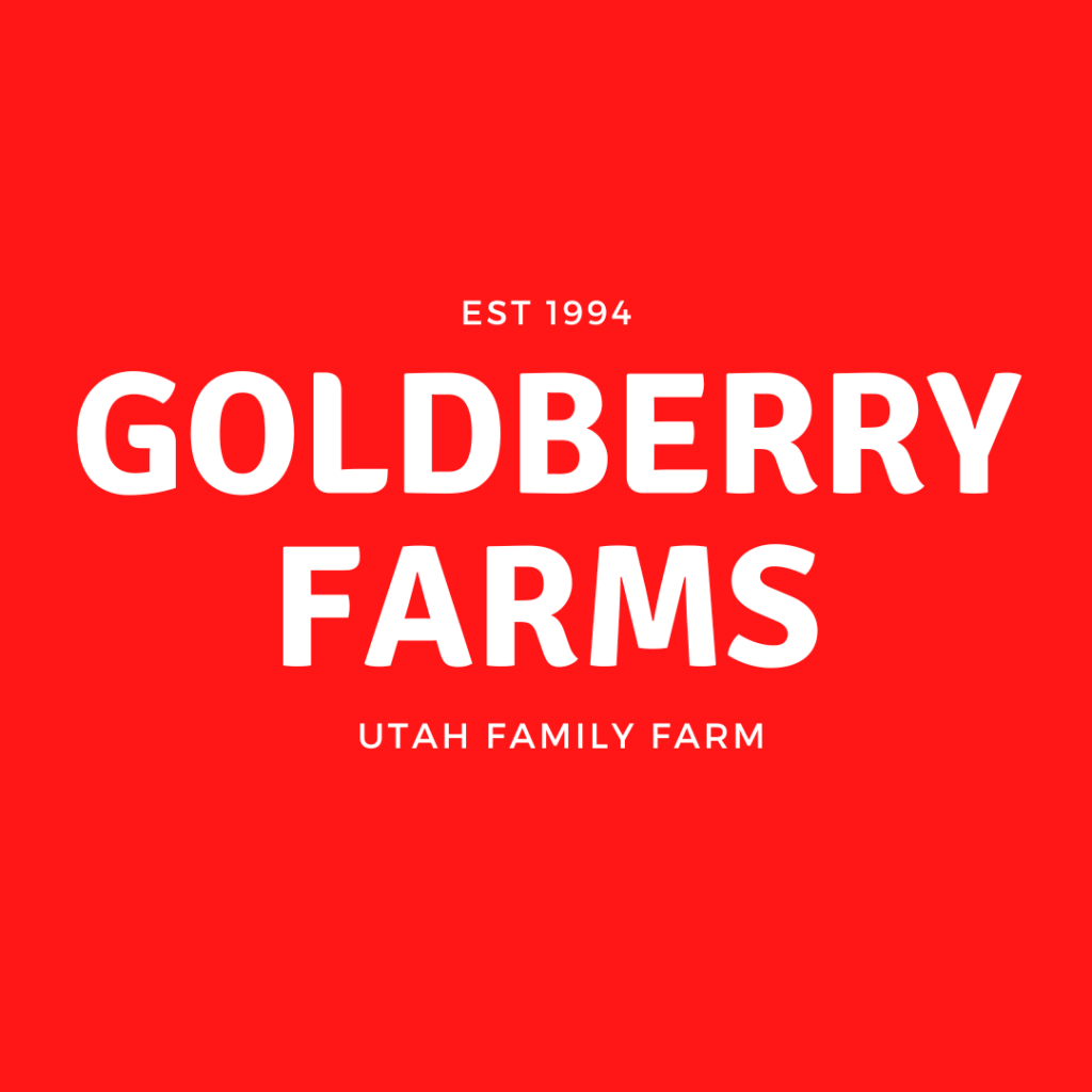 The logo for Goldenberry Farms featuring a vibrant goldenberry design