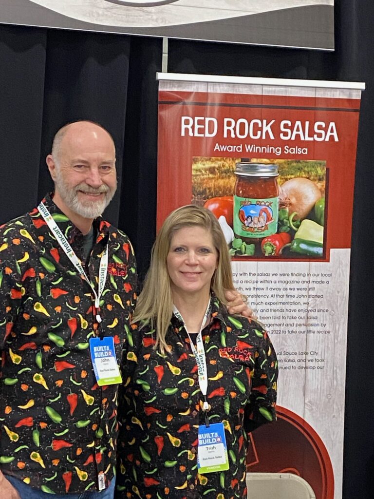 John & Trish Red Rock Salsa owners