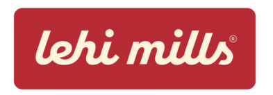 A red and white logo featuring the words Behri Mills