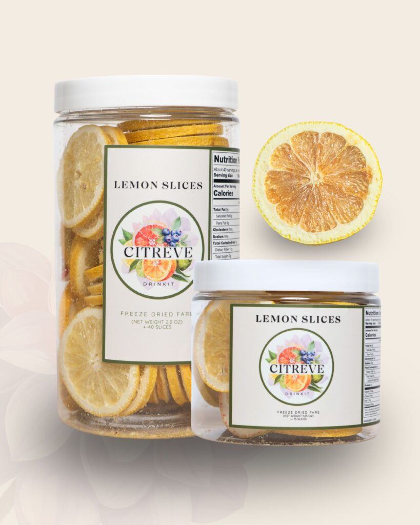 image of two different sizes of jars of lemon slices