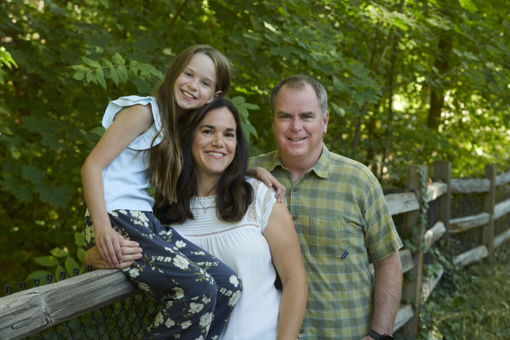 Jiggl owners family in forest