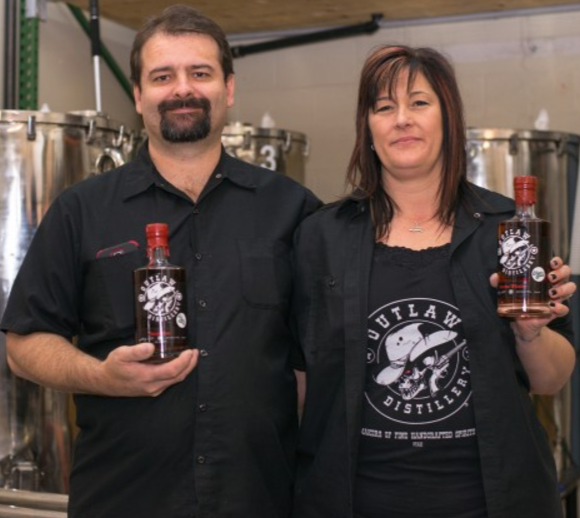 Outlaw Distillery owners
