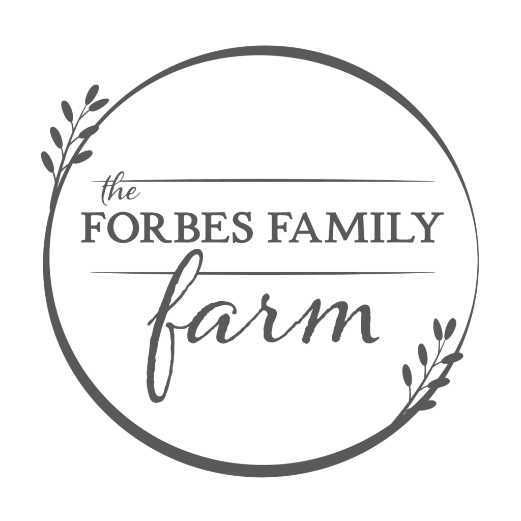 The Forrests Family Farm logo displayed prominently