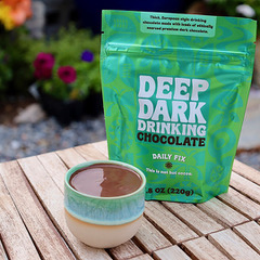 Drinking chocolate in cup