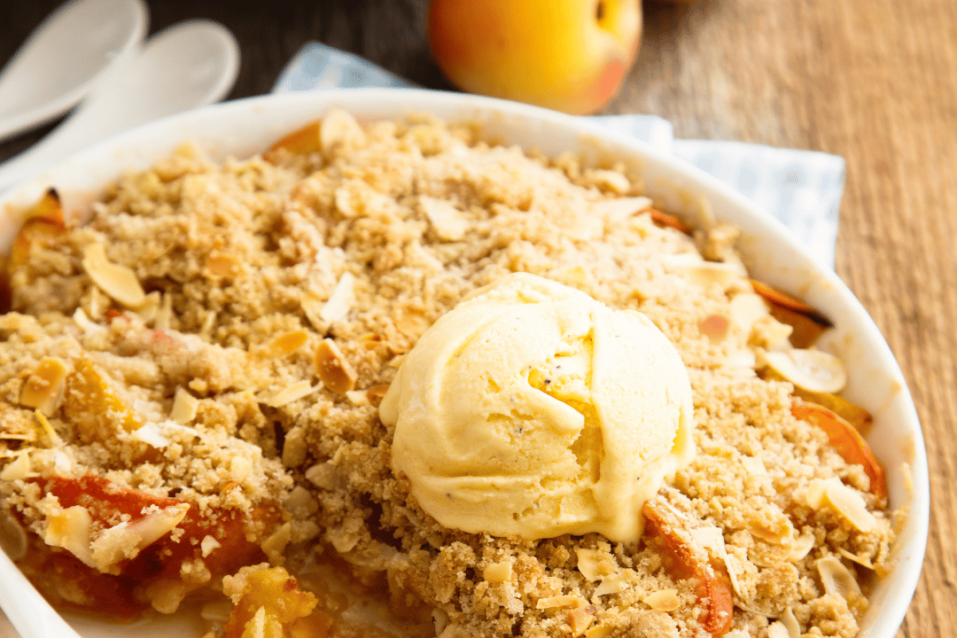 Featured image for “Peach Crumble”